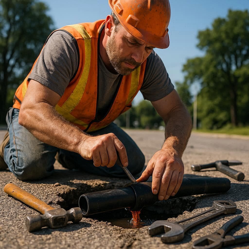 Прокол под дорогой в Сочи